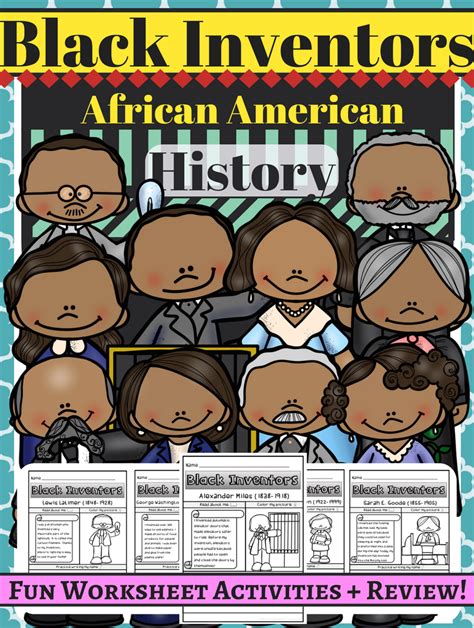 Free Printable African American Inventors Worksheet